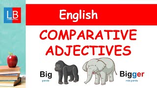 COMPARATIVE ADJECTIVES Inglés para niños ✔👩‍🏫 PRIMARIA [upl. by Gunas760]