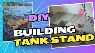 DIY tank stand for bearded dragon beardeddragonlover diy beardeddragon reptile frugal [upl. by Gow]