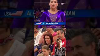 Aly Raismans parents watching her compete is i HILARIOUS shorts sport [upl. by Erej449]