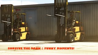 GTA V Online PS4  Survive The Tank  Forklifts  Funny Moments [upl. by Aremaj618]