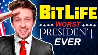 Bitlife but I become the worst president ever Murder Fraud OnlyFans [upl. by Nilrev]