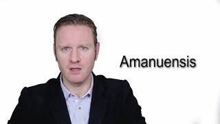 Amanuensis  Meaning  Pronunciation  Word World  Audio Video Dictionary [upl. by Weidner]