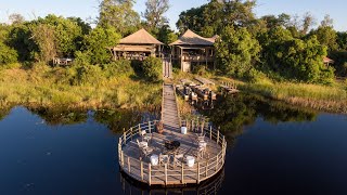 Wilderness DumaTau supremely chic safari lodge in Africas elephant kingdom AMAZING [upl. by Cioffred859]