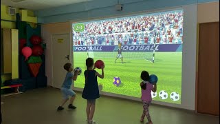 Interactive sports games for children Football basketball hockey darts and others Magicdynamics [upl. by Attolrac]