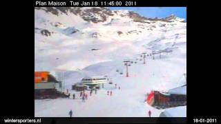 Zermatt Plan Maison webcam time lapse 20102011 [upl. by Tikna]