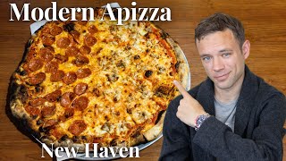 Eating at Modern Apizza New Haven CT Better Pizza than Frank Pepe and Sally’s [upl. by Akeit]