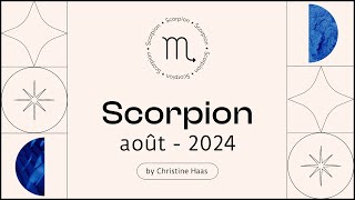 Horoscope Scorpion ♏️ Août 2024🪁 par Christine Haas [upl. by Jocelyn847]