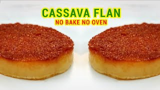 Steamed Cassava Cake in 5 minutes  Easy No bake and Creamy Recipe [upl. by Dorsman866]