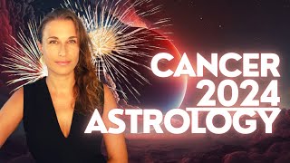 CANCER yearly HOROSCOPE 2024  Astrology Predictions CANCER 2024  FUN amp SPIRITUAL GROWTH [upl. by Oigufer]