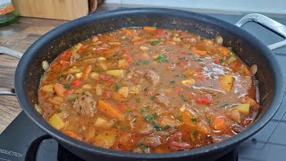 Eines der besten Gulasch Suppen Rezepte der Welt Leckere Gulaschsuppe [upl. by Hoyt]