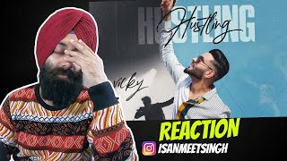 Reaction on Hustling Full Video Vicky I Karan Aujla Mani Longia  Sagar Deol  PunjabiReel TV [upl. by Gillman]