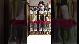 【Corona beer challenge with tablecloth pulling】 [upl. by Nueoht]