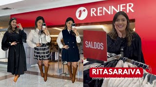 SALDOS RENNER  20 CUPOM RITASARAIVA 🥳🤩 é isso mesmo cupomrenner saldosrenner [upl. by Peltz]