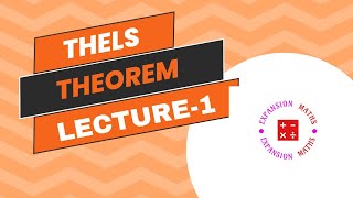 Thels Theorem Class 10  Lecture1 [upl. by Adnilab32]