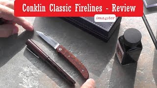 Conklin Classic Firelines Fountain Pen Review [upl. by Sucram]