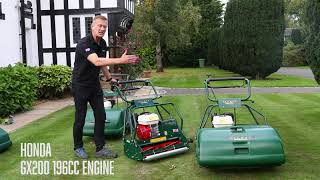 The Allett Buckingham Range of Cylinder Lawn Mowers Atco Royale [upl. by Cardew12]