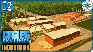 A Exploração de Madeiras  Cities Skylines  Industries DLC 02 [upl. by Gasparo]