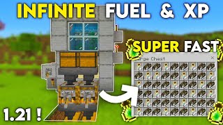 BEST 121 AUTOMATIC KELP XP amp FUEL FARM Tutorial In Minecraft Bedrock MCPEXboxPC [upl. by Fong]