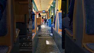 Inside view of the tram  Hallenstadion to Zurich HB Train Station [upl. by Hgielrebma]