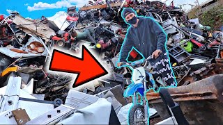 FOUND A FREE DIRTBIKE AT A JUNKYARD [upl. by Okiman]