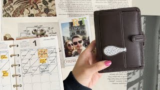 Filofax Ranger Pocket Flip Through  Wallet  EDC planner  Sleepynotesclub [upl. by Nerrej]