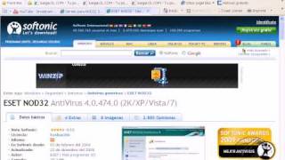 como bajar y actualizar nod32 antivirus [upl. by Olpe]