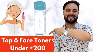 Top 6 Face Toners for Summers Under ₹200  Best Face Toner [upl. by Jacquie]