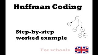 Huffman coding stepbystep example [upl. by Ettenajna]