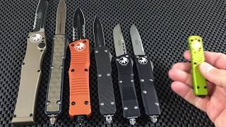 Microtech OTF Automatic Switchblade Knives Lineup [upl. by Miharba750]