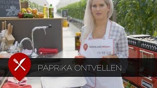 Makkelijk en snel paprika ontvellen [upl. by Lean329]