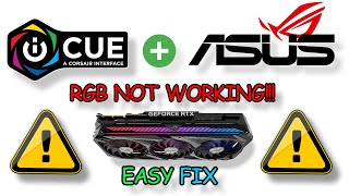 How to Fix Not Pairing Problem iCUE  ASUS [upl. by Leah503]