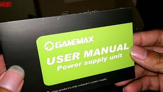 UNBOXING GAMEMAX GP650 80 BRONZE PSU [upl. by Harper]