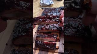 Hot amp Fast St Louis Ribs on the Hasty Bake Legacy ♨️ ribs bbq [upl. by Trotter]