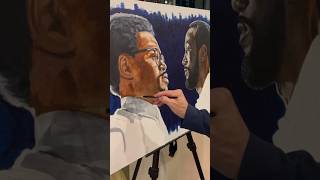 Painting Spence v Crawford live in Las Vegas Party  Night before spencecrawford boxing [upl. by Brace]