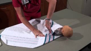 Parenting and Infant Care  How to Swaddle a Baby  Womans Hospital  Baton Rouge La [upl. by Mhoj123]