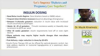 14 Dr Maulik Kinariwala  Initiation of Insulin amp Titration in Management of Hyperglycemia in Pregn [upl. by Nalced]