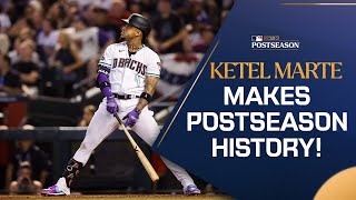 Ketel Marte is a MAESTRO with his bat  The best hits from Ketel Martes historic hitting streak [upl. by Navis]