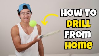 BEST Pickleball DRILLS to do at HOME Beginner to Advanced Level [upl. by Gaynor]