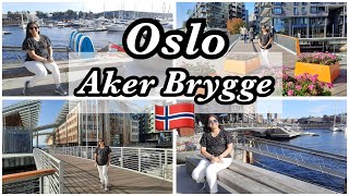 Norway AKER BRYGGE  PLACES TO VISIT IN OSLO  2023 [upl. by Kally]