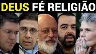 Um pastor um ateu um católico e uma agnóstica • LUIZ FELIPE PONDÉ [upl. by Aniles]