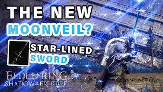 How to get StarLined Sword Weapon ► Elden Ring DLC [upl. by Nwahsram]