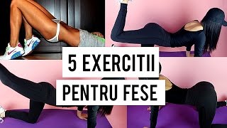 ANTRENAMENT ACASA TOP 5 EXERCITII PENTRU FESE  Home Workout Routine HD [upl. by Anasiul784]