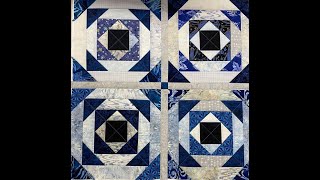 Pineapple Log Cabin  Quilt As You Go with Easy Sashings [upl. by Bussy]