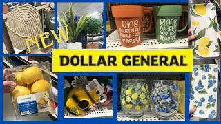 LOOK WHAT’S NEW AT DOLLAR GENERAL SHOP WITH ME HOME DECOR KITCHEN WALL GARDEN CRAFTS DIYS SPRING 🐝 [upl. by Loomis]