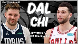 Dallas Mavericks vs Chicago Bulls Full Game Highlights  Nov 6  2025 NBA Season [upl. by Lerrej]