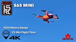 LSRC S6S Mini Brushless GPS Drone Under 75 [upl. by Zerimar108]