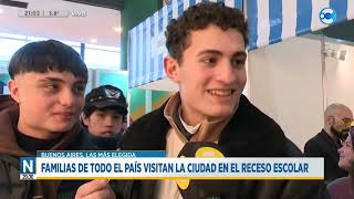 Familias de todo el país visitan la Ciudad en el receso escolar │N2030│090724 [upl. by Emad]