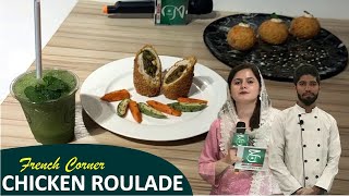 Chicken roulade recipe  Chicken Roulade Kaisy Banaye  Chicken Roulade Restaurant Style Aaj News HD [upl. by Darcey901]