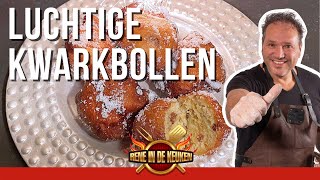 Heerlijk alternatief voor de vette oliebol Luchtige kwarkbollen [upl. by Caiaphas]