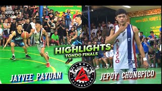 Jay Vee AIR Payuan amp Jepoy Chongpico AlexCo FINALS IN TONDO HIGHLIGHTS [upl. by Ayekehs]